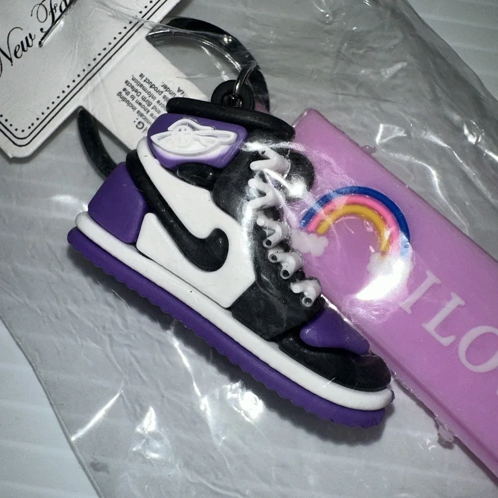 Nike Sneakers 3D Keychains  New Key Tags - Lot Of 3 - Gift Ideas